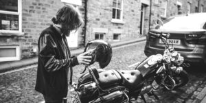How to wear hair under a motorcycle helmet?