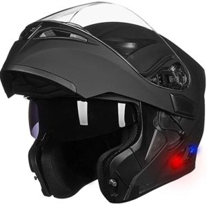 ILM-Bluetooth-Motorcycle-Helmet-Modular-Flip-up-Full-Face-Dual-Visor-Group-Intercom