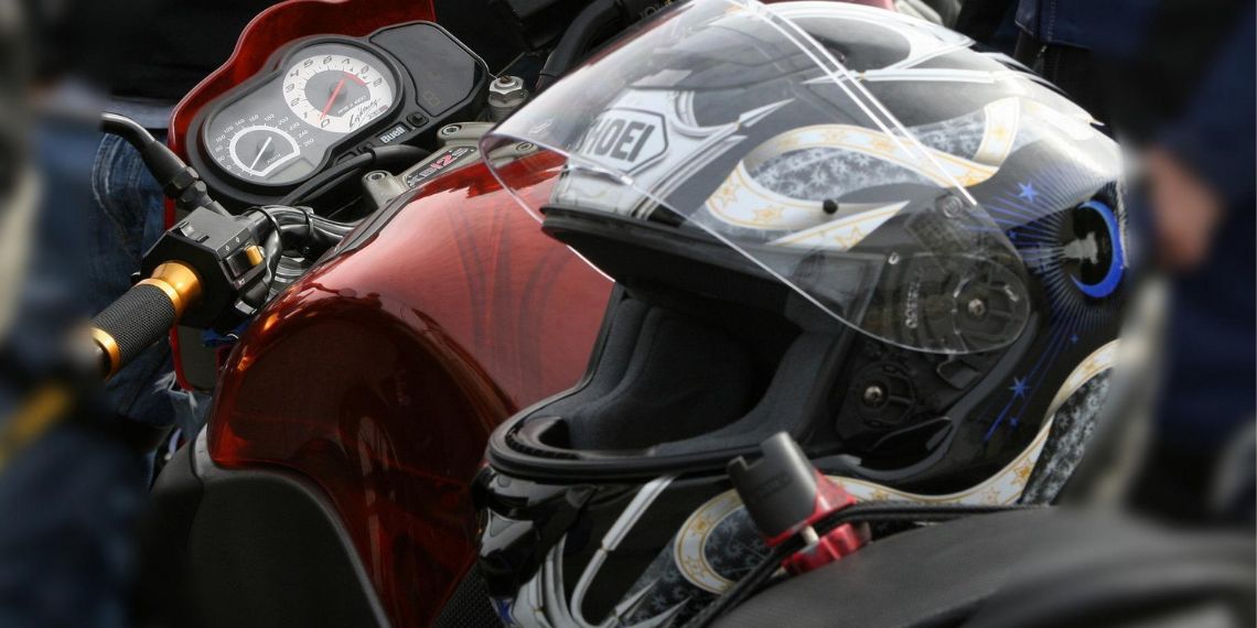 What does it take to break a motorcycle helmet