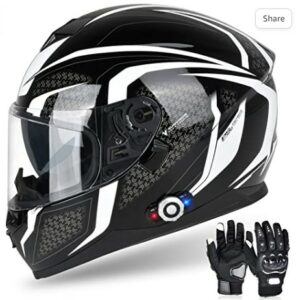 Bluetooth FreedConn BM12 - Best Winter Motorcycle Helmet With Ventilation