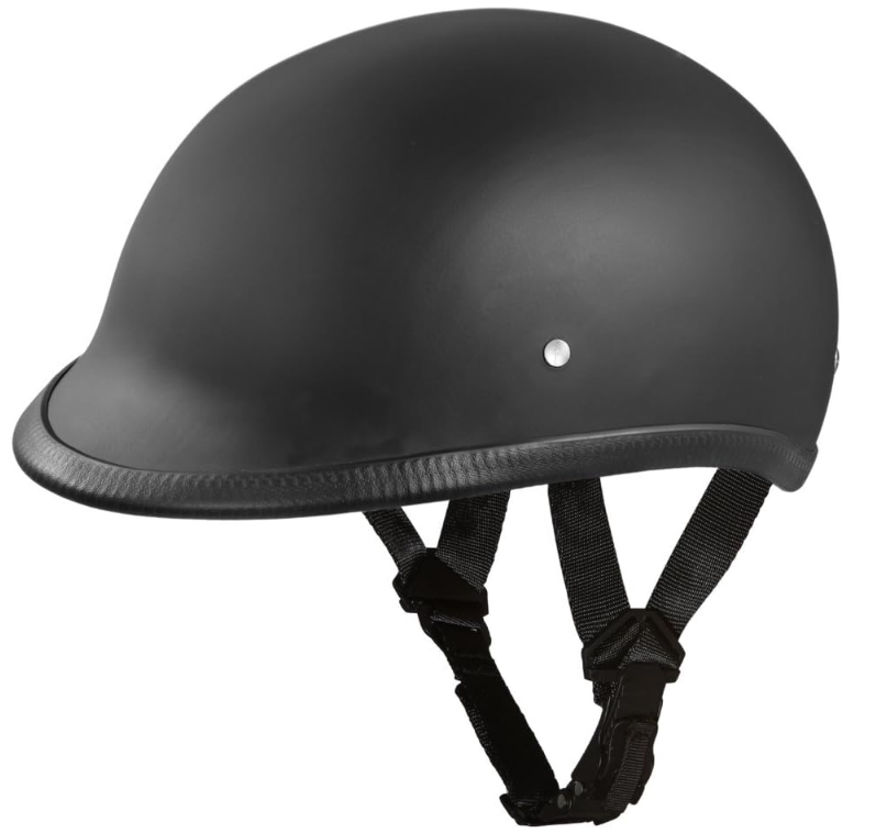 Daytona Helmets Half Shell Hawk Motorcycle Helmet DOT Approved