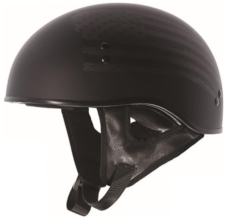 TORC T55 Spec-Op Adult Half Helmet with Flag Graphic